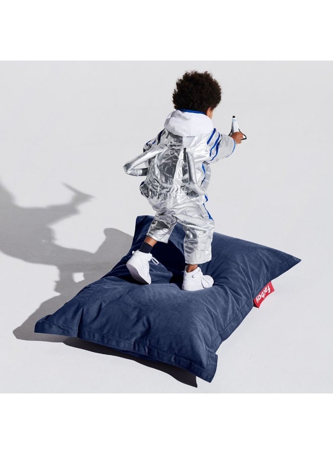 Fatboy Junior Soft Canvas Indoor Bean Bag | Made from 100% recycled polyester | Uniquely designed with children in mind | Durable, Tear & Wear resistant fabric | 100 x 100x 130 cm - Crown Blue - Image 3
